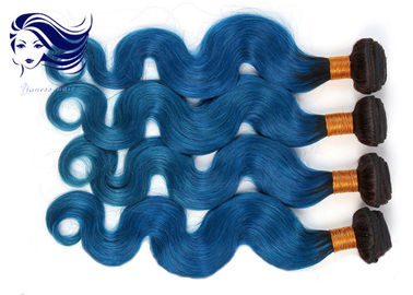 China Pelo corto 1B/azul del cuerpo de la Virgen de la onda del pelo del color bonito brasileño de Ombre proveedor