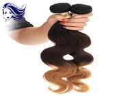 Grado colorido del pelo del color de Ombre del brasilen@o de 3 tonos/del pelo 7A de Ombre