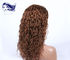Las pelucas de cordón llenas del cabello humano real natural marrones claras con 7A califican proveedor