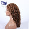 Las pelucas de cordón llenas del cabello humano real natural marrones claras con 7A califican proveedor