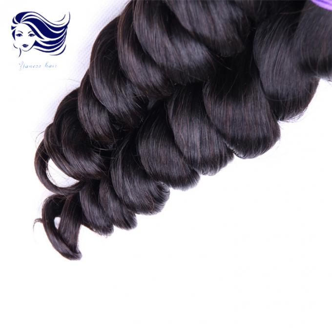 Suelte las extensiones peruanas del pelo de la Virgen de la onda para el pelo largo sin procesar