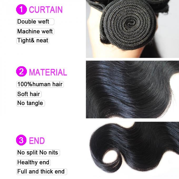 Armadura camboyana del pelo rizado de Sensationnel/pelo camboyano de la onda del cuerpo