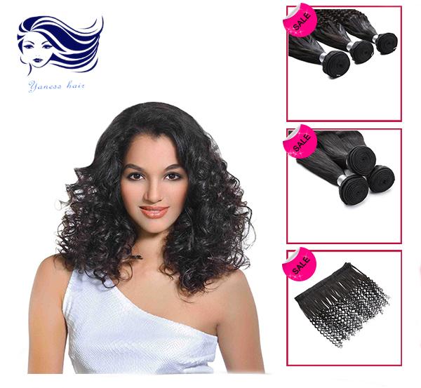 Tía brasileña Funmi Hair Weave, pelo natural de los rizos animosos flojos
