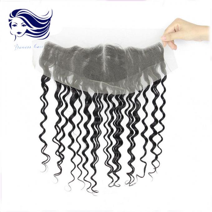 Cierres rizados completos del frente del cordón para tejer/las pelucas delanteras del cabello humano del cordón