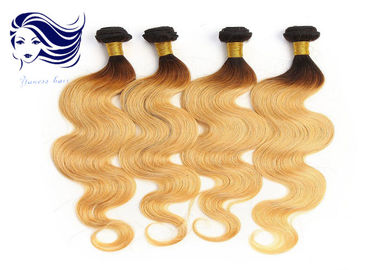 China Extensiones del pelo del color de Brown Ombre, pelo coloreado Ombre del ser humano proveedor