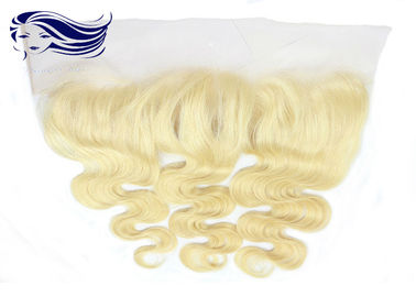 China Cordón suizo del color de la fuente del cabello humano lleno rubio de las pelucas de cordón 4 pulgadas proveedor