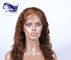 China Las pelucas de cordón llenas del cabello humano real natural marrones claras con 7A califican exportador