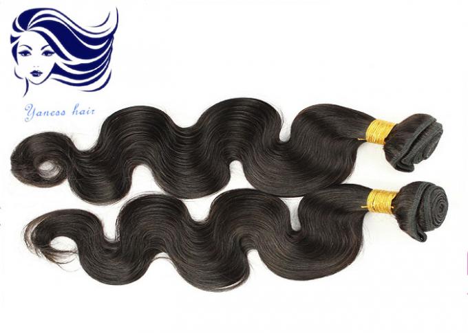 Las extensiones brasileñas del pelo de la Virgen negra 7A para el pelo rizado doblan la trama 3,5 onzas