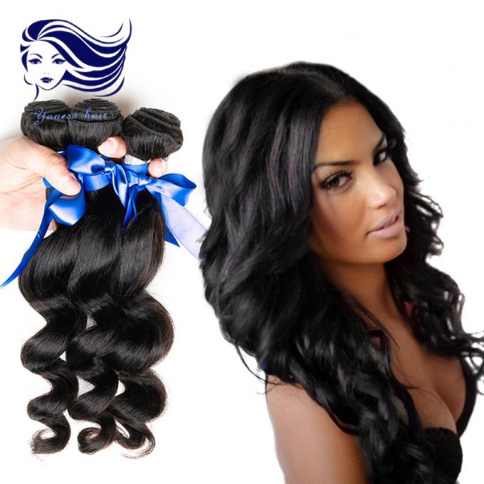 Pelo sin procesar malasio de Remy de la Virgen de las extensiones brasileñas y peruanas del pelo