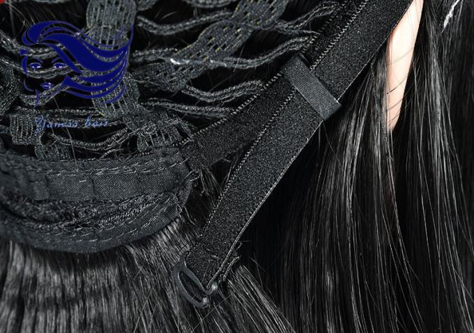 Pelucas de cordón sin procesar del frente del cabello humano/pelucas de cordón llenas superiores de seda